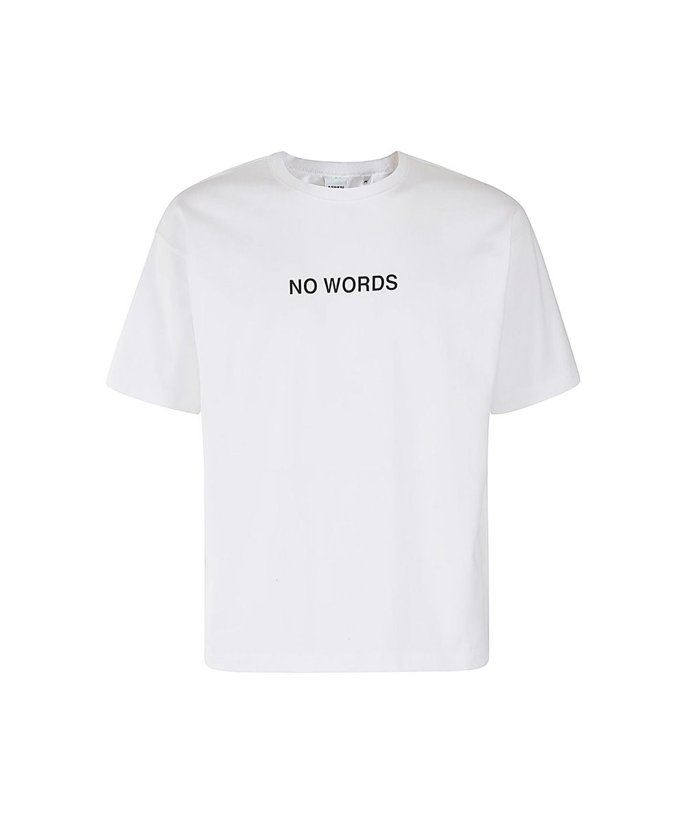 ASPESI 白色logo短T_男/中性/ XS