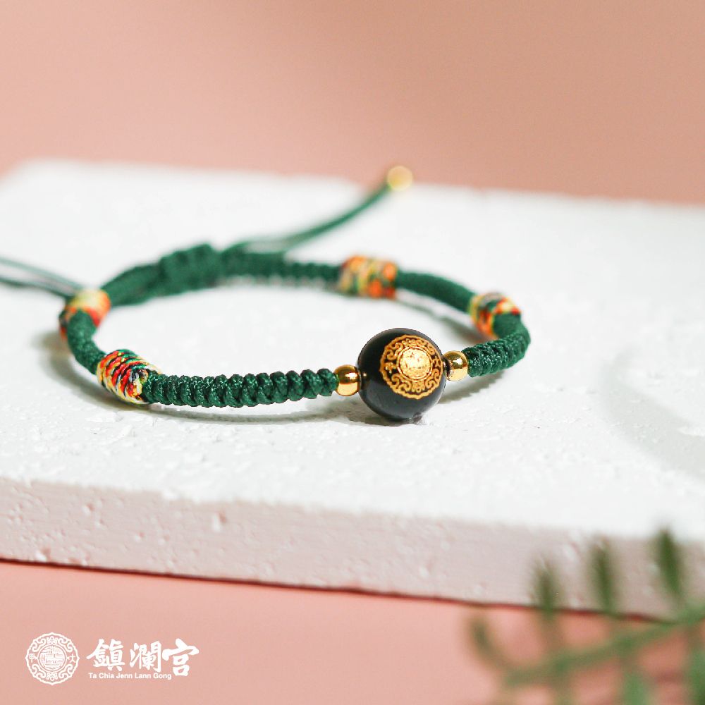 鎮瀾宮×天后五色守護平安繩/ 健康寶寶綠