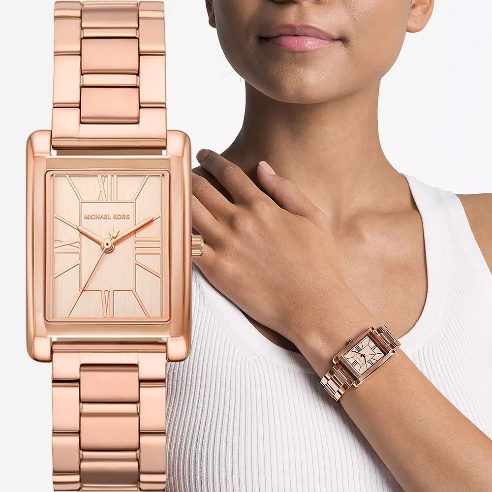 Michael Kors MK Essex 復古方型女錶-26mm/ MK4905