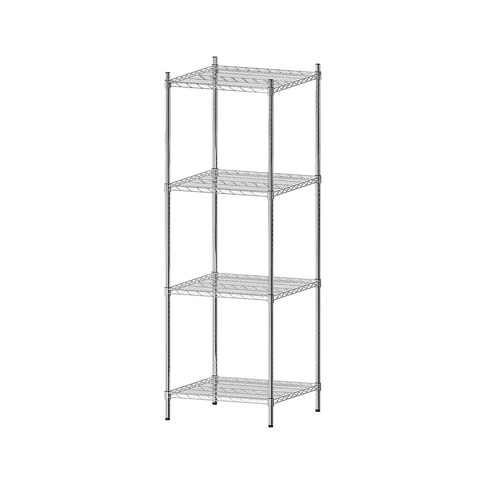 【dayneeds】荷重型 60x60x180公分 四層電鍍(鎖管)波浪架