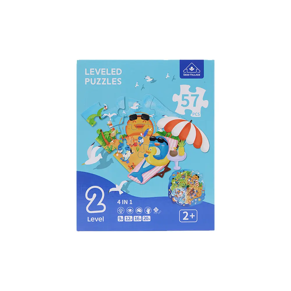 強化觀察生活認知➤Seed Village益智拼圖/ 第二階段/ 四季變化