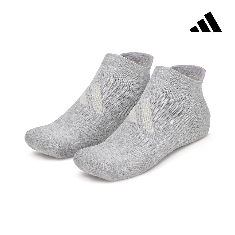 adidas 愛迪達 訓練止滑隱形襪-灰 (L/XL) 運動襪 健身襪 訓練襪