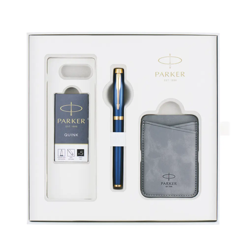 PARKER新IM金屬系列限量版星空藍鋼筆啟程禮盒