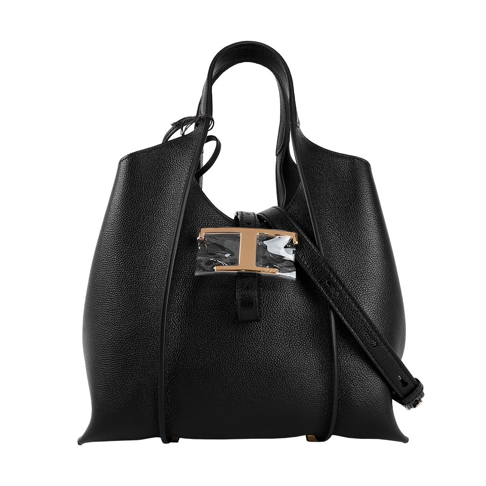 【TOD'S】T Timeless 附小袋迷你手提/斜背二用包(黑色)/ 平行輸入