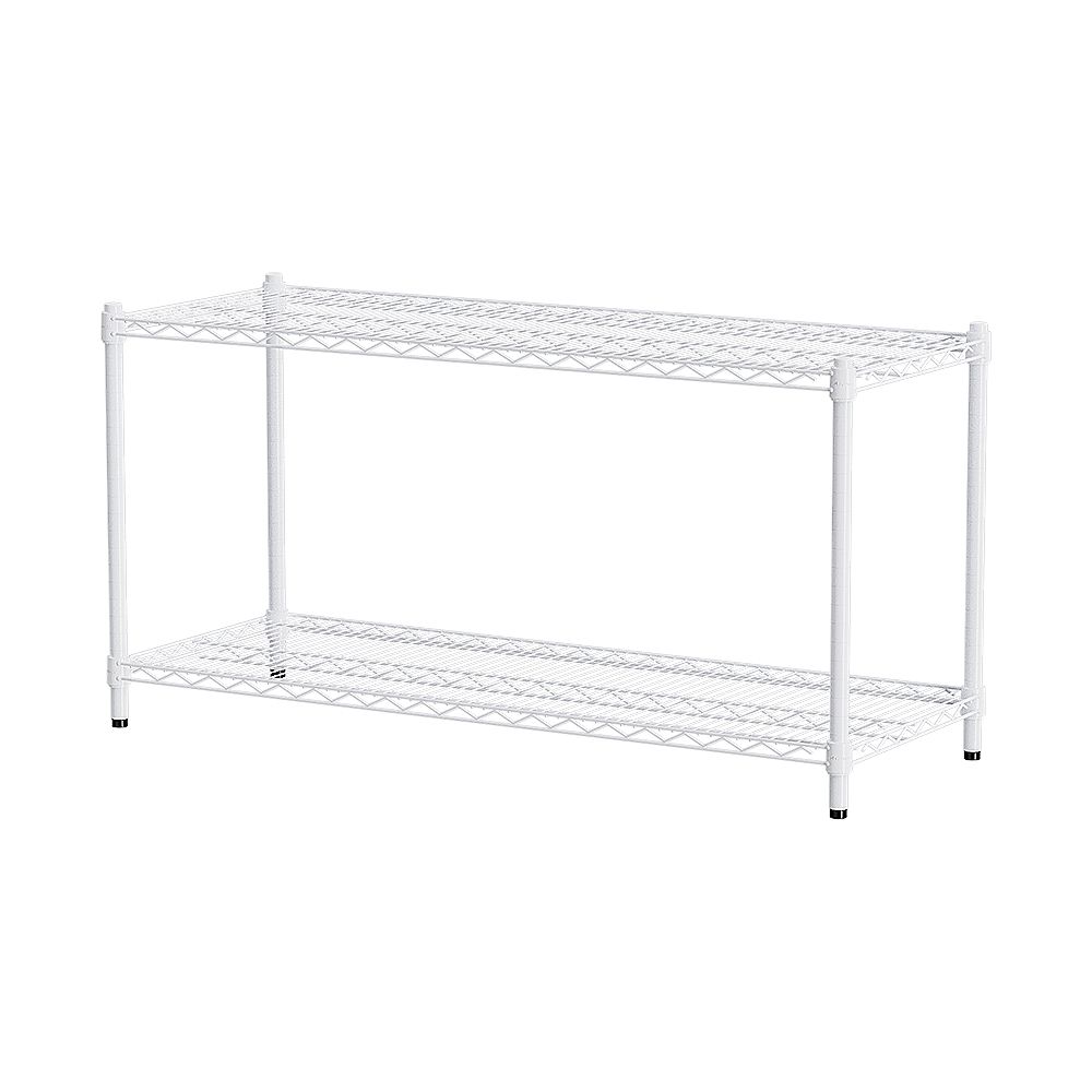 【dayneeds】荷重型 120x45x60公分 二層波浪架/ 白色