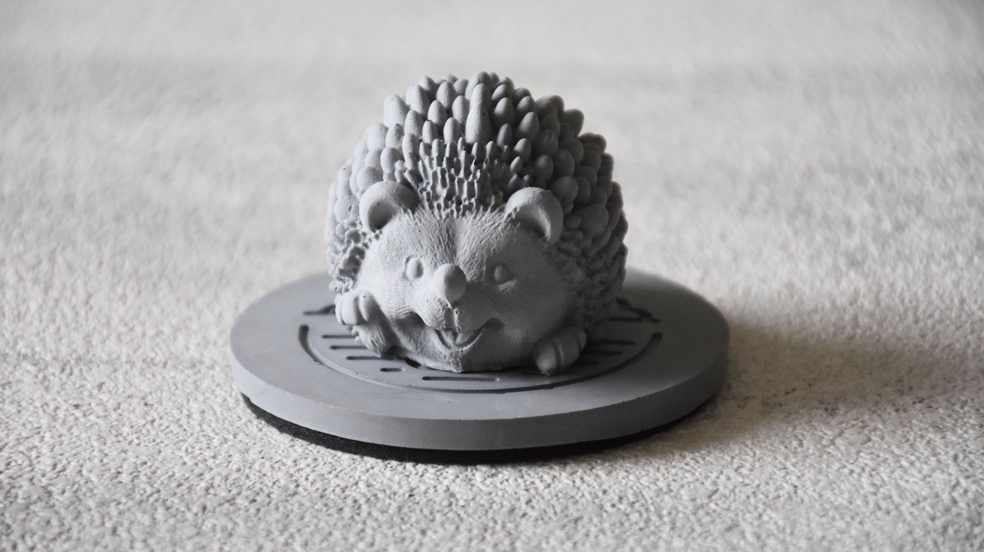 官田烏金造型擴香石/ 刺蝟