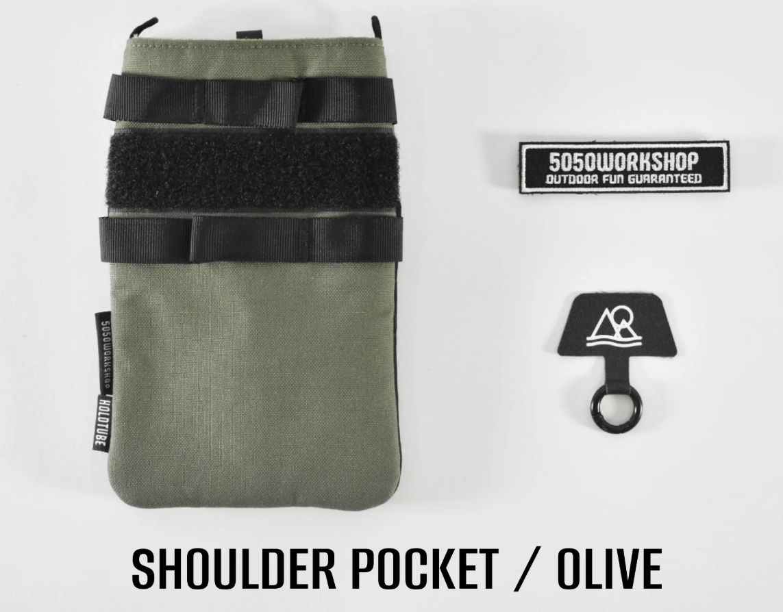 5050WORKSHOP Shoulder Pocket肩背隨身小包/ 綠色