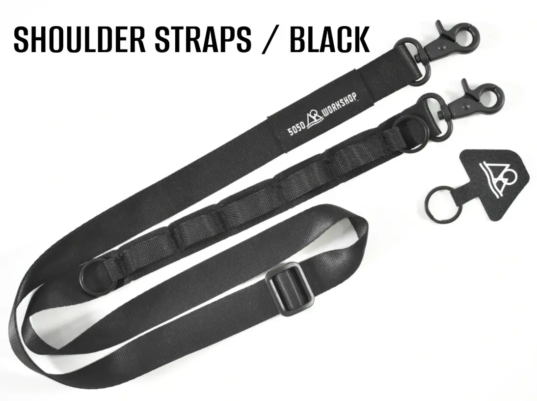 5050WORKSHOP Shoulder Straps肩背帶/ 黑色