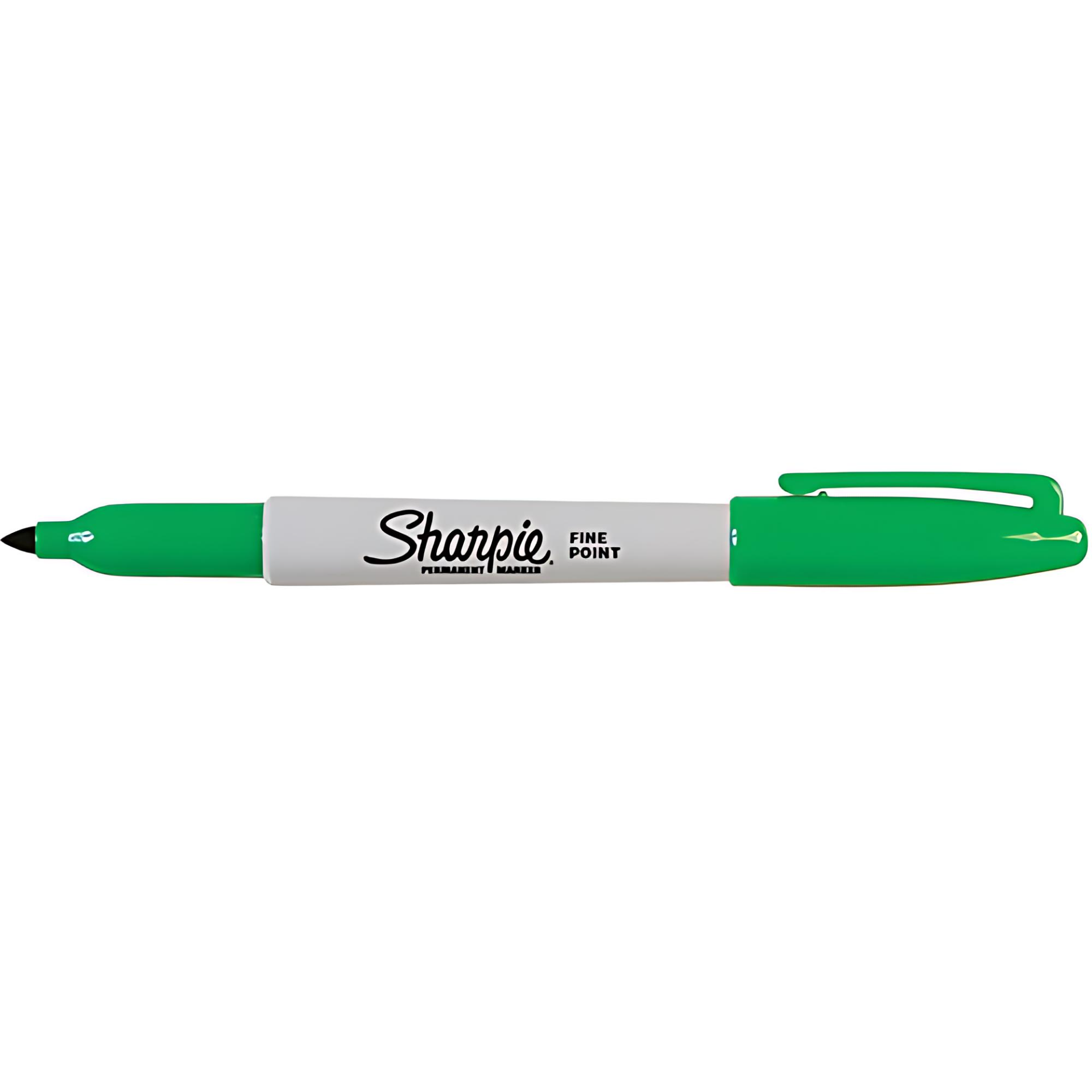 SHARPIE綠色萬用油性筆/ 粗字