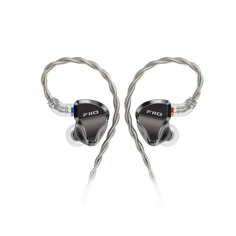FiiO X Jade Audio JH5 一圈四鐵五單元CIEM可換線耳機/ 曜石黑