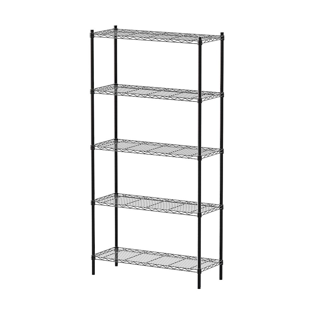 【dayneeds】輕型 90x35x180公分 五層波浪架/ 白色