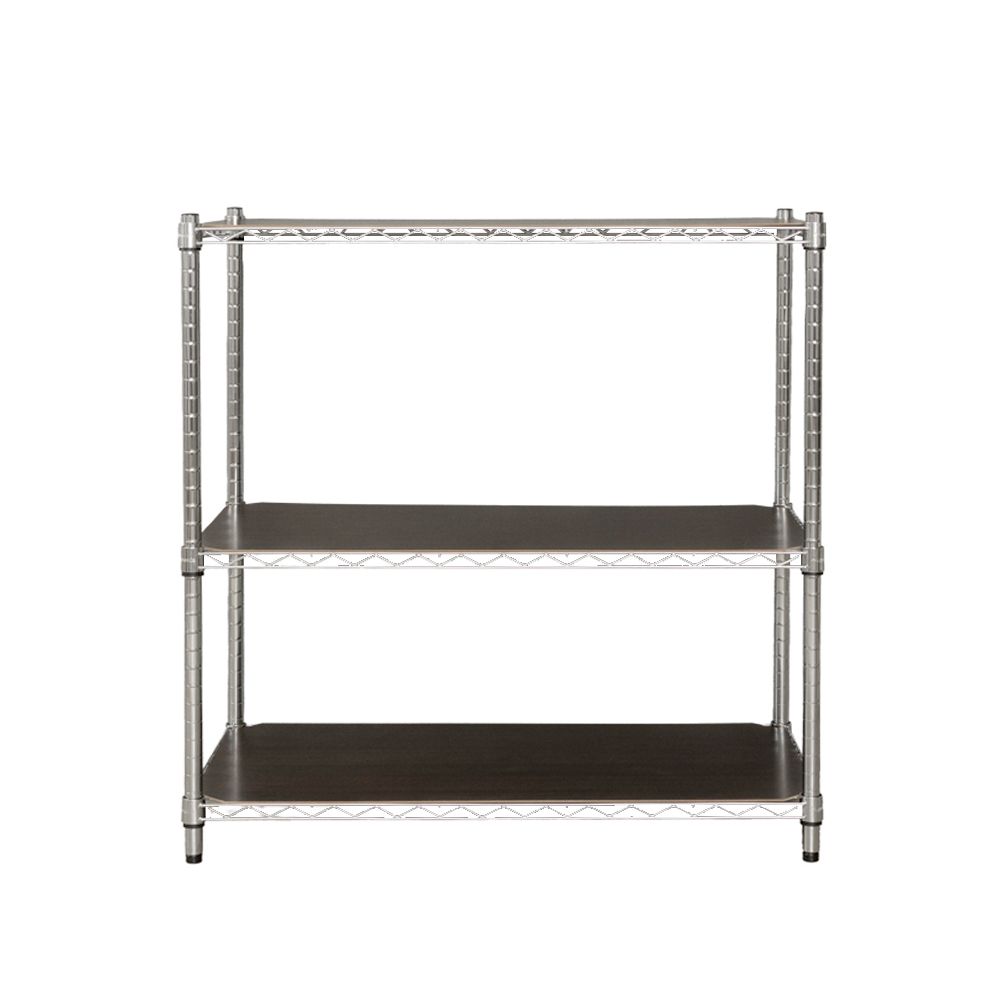 【dayneeds】輕型 90x45x90公分 三層電鍍(鎖管)波浪架