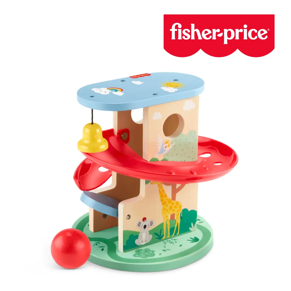 【Fisher price 費雪】木製樹屋滾球