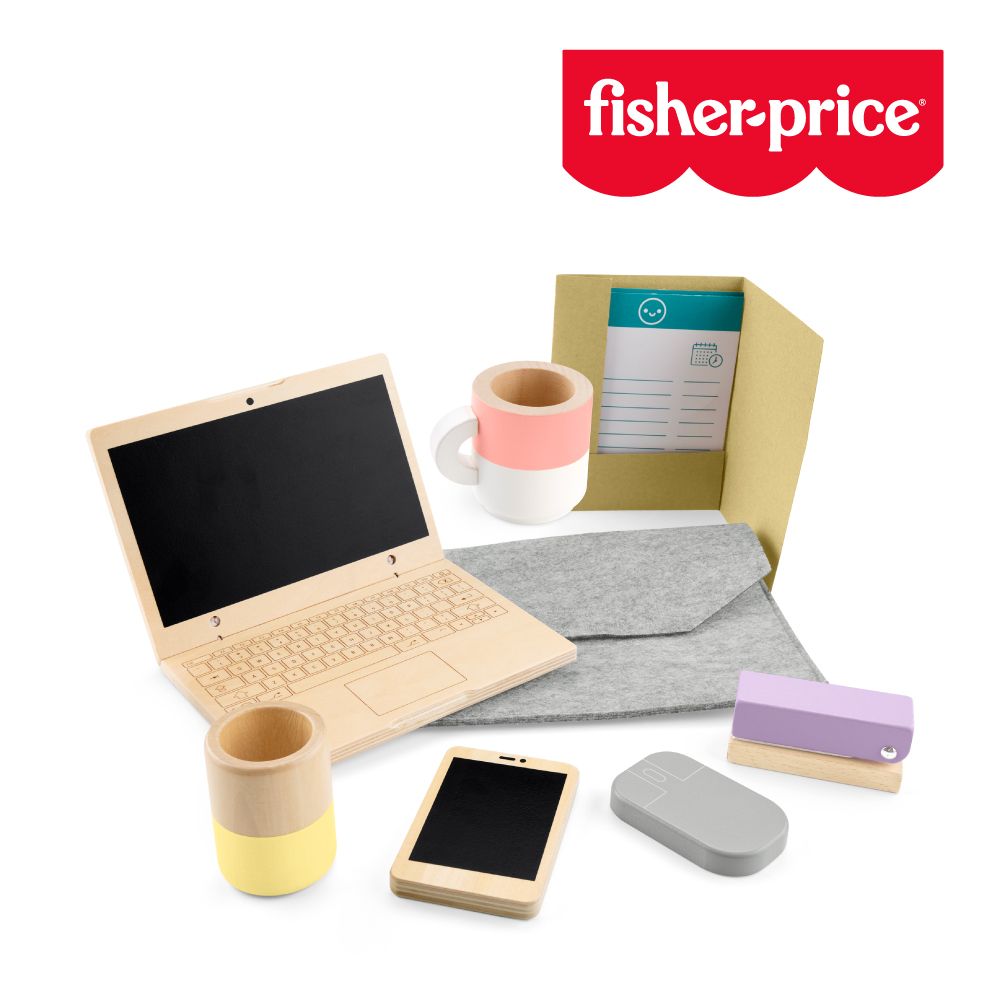【Fisher price 費雪】木製在家辦公組