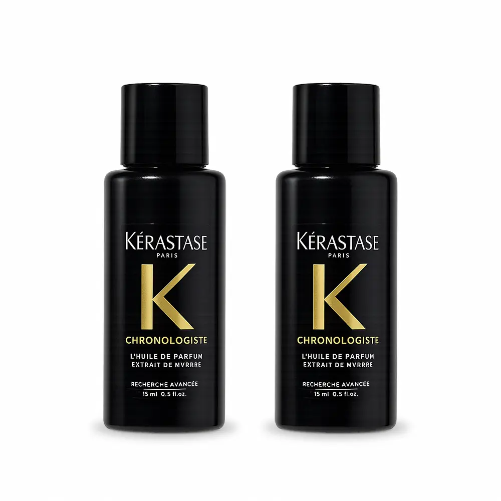 KERASTASE 卡詩 黑鑽極萃逆時玫瑰香氛露(15ml)X2-平行輸入