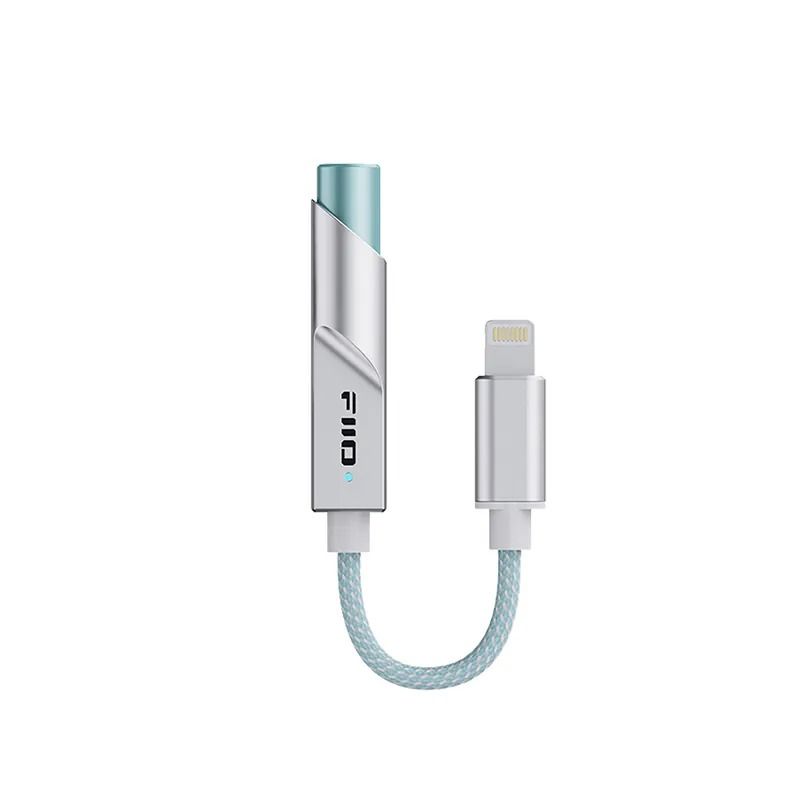 FiiO X Jade Audio KA11 隨身型解碼耳機轉換器/ Lightning版/ 晨曦銀