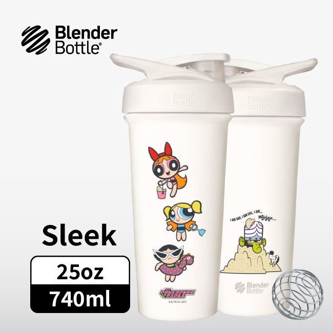 新款🚩BlenderBottle 不鏽鋼水壺/ 飛天小女警/ 炎夏沙灘/ 25oz/ 740ml