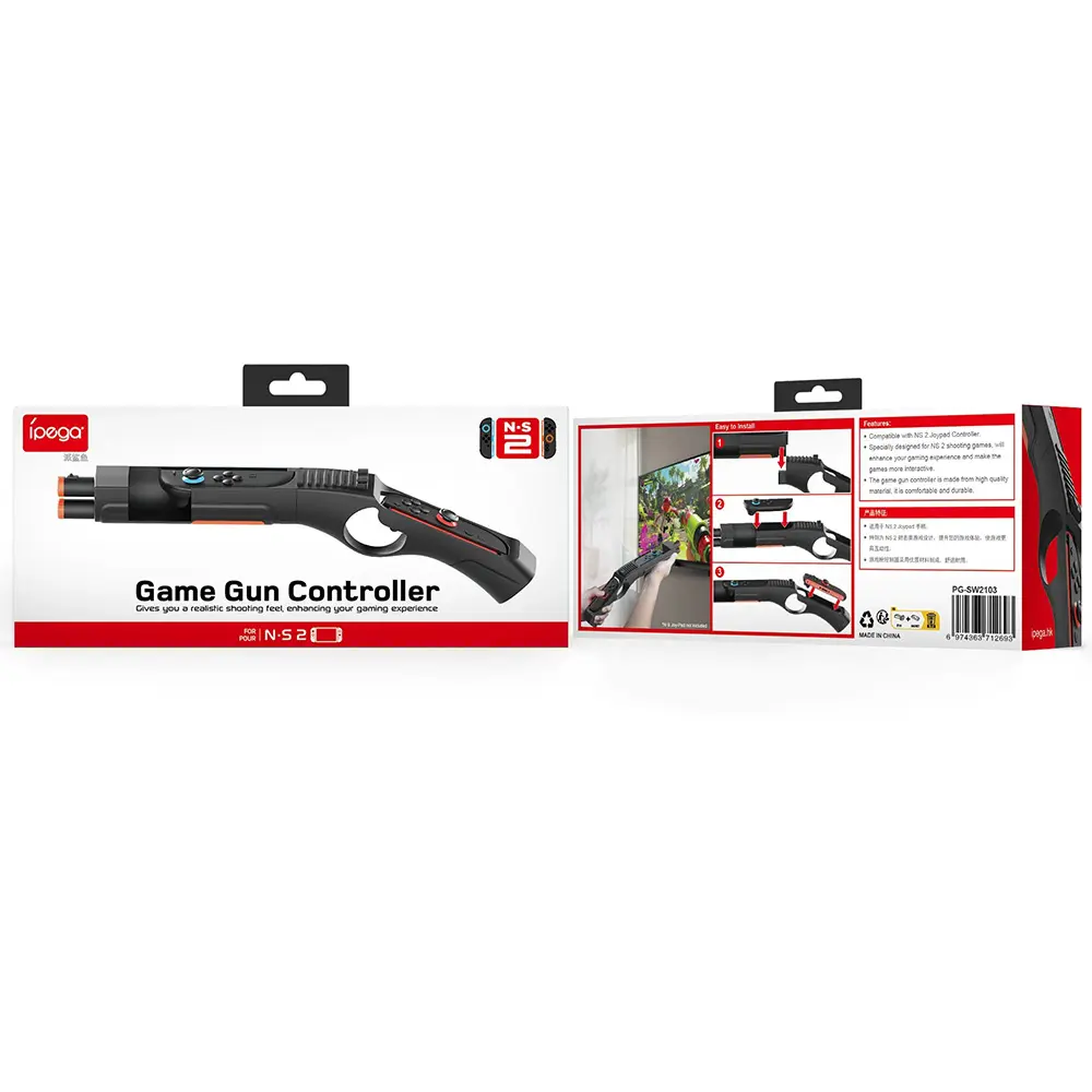 【御玩家】ipega 副廠 NS2 Switch 2 專用遊戲狙擊槍套組(一支入)