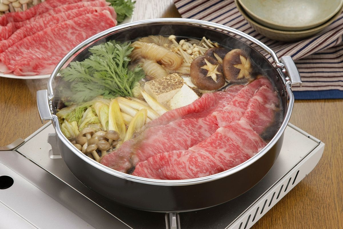 下村企販｜日本製｜26cm鐵製特厚壽喜鍋｜IH爐適用｜33558