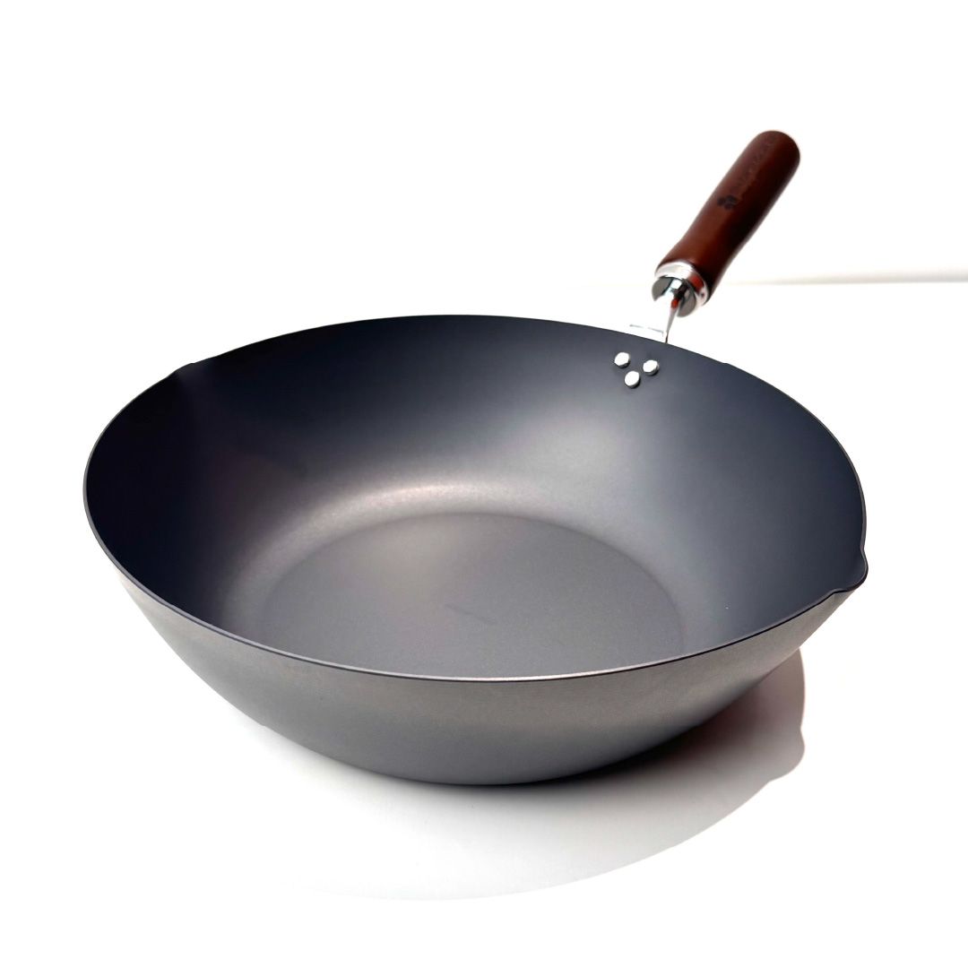YOKOYAMA 燕人之匠｜日本製｜燕三條櫻吟｜ 28cm 窒化炒鍋｜CTT-1000