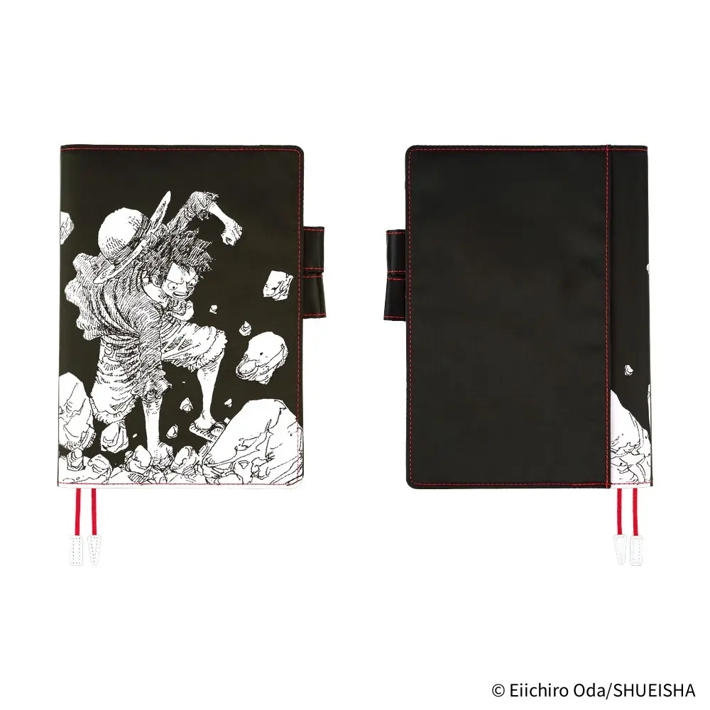 日本ほぼ日手帳A5書衣/ 航海王/ 草帽魯夫/ 黑