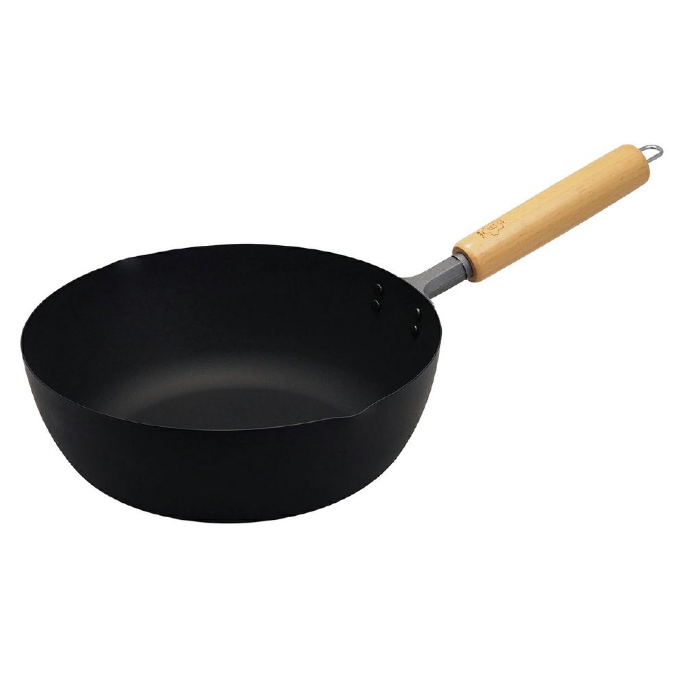匠 Takumi ｜日本岩紋平底鍋｜24 cm 匠系列｜IH爐適用｜鐵鍋
