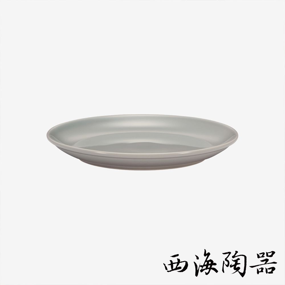 [西海陶器] 波佐見燒 Common 陶瓷料理盤-18cm (灰色)