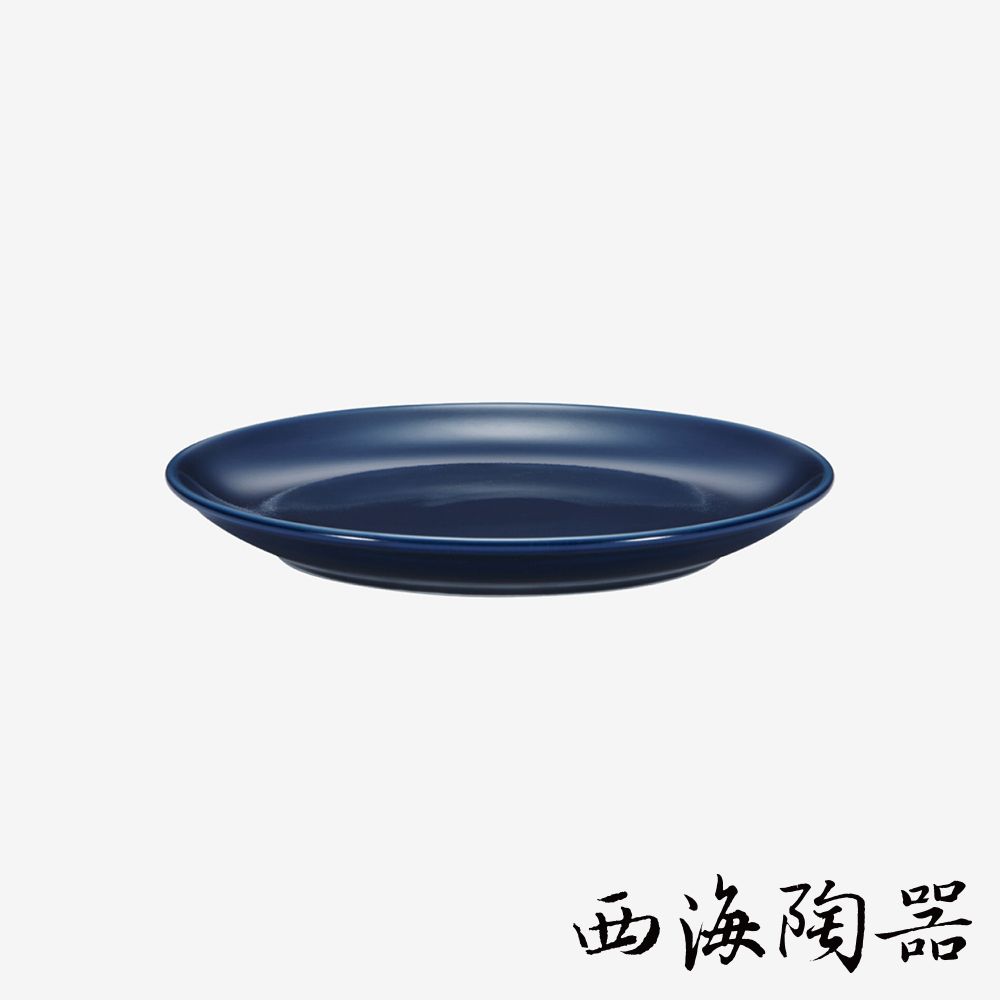 [西海陶器] 波佐見燒 Common 陶瓷料理盤-18cm (藍色)