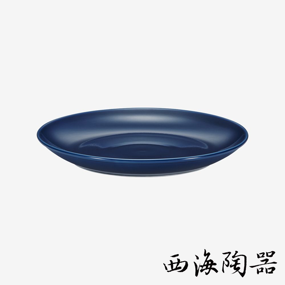 [西海陶器] 波佐見燒 Common 陶瓷料理盤-24cm (藍色)