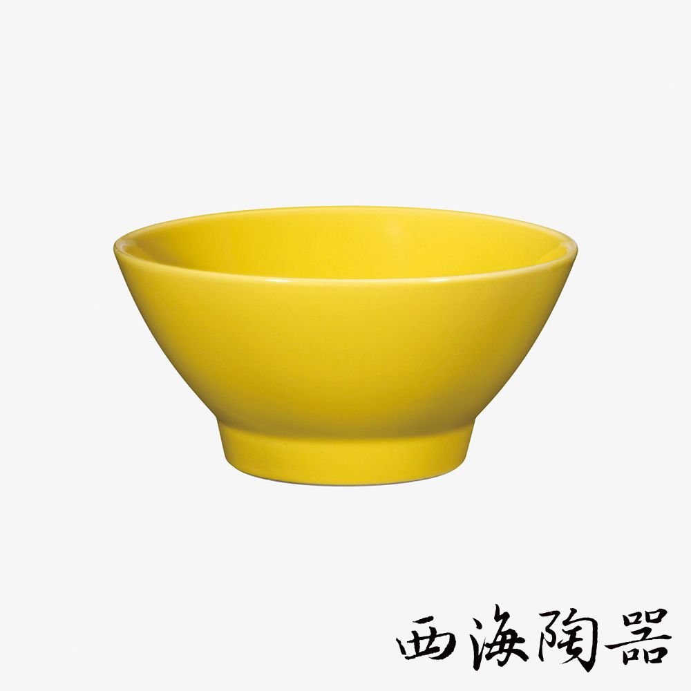 [西海陶器] 波佐見燒 Common 陶瓷料理丼碗-18cm (黃色)