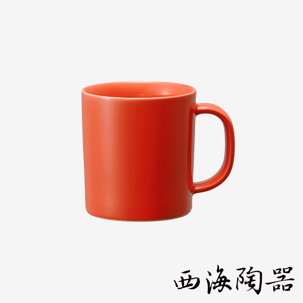 [西海陶器] 波佐見燒 Common 溫彩好感馬克杯-330ml (紅色)