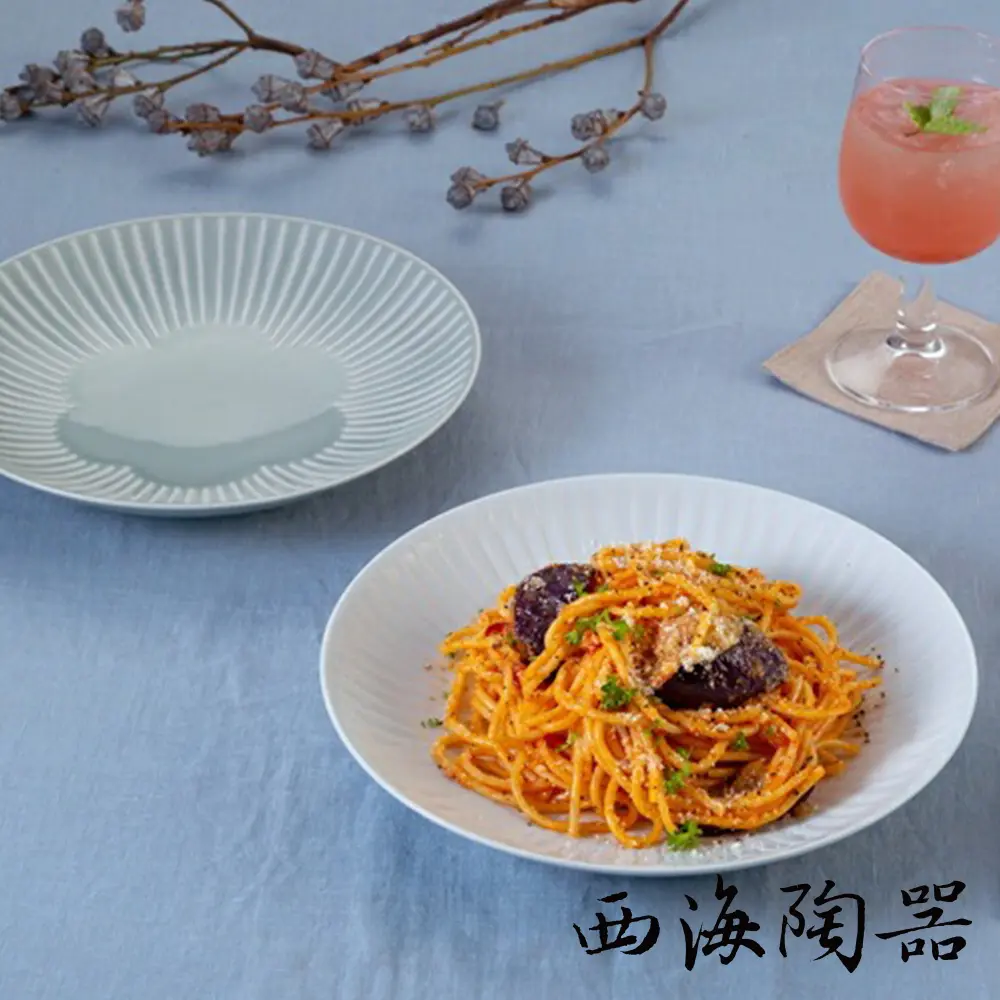 [西海陶器] 波佐見燒 花 FUWARI 主食盤(2件式) - 禮盒組