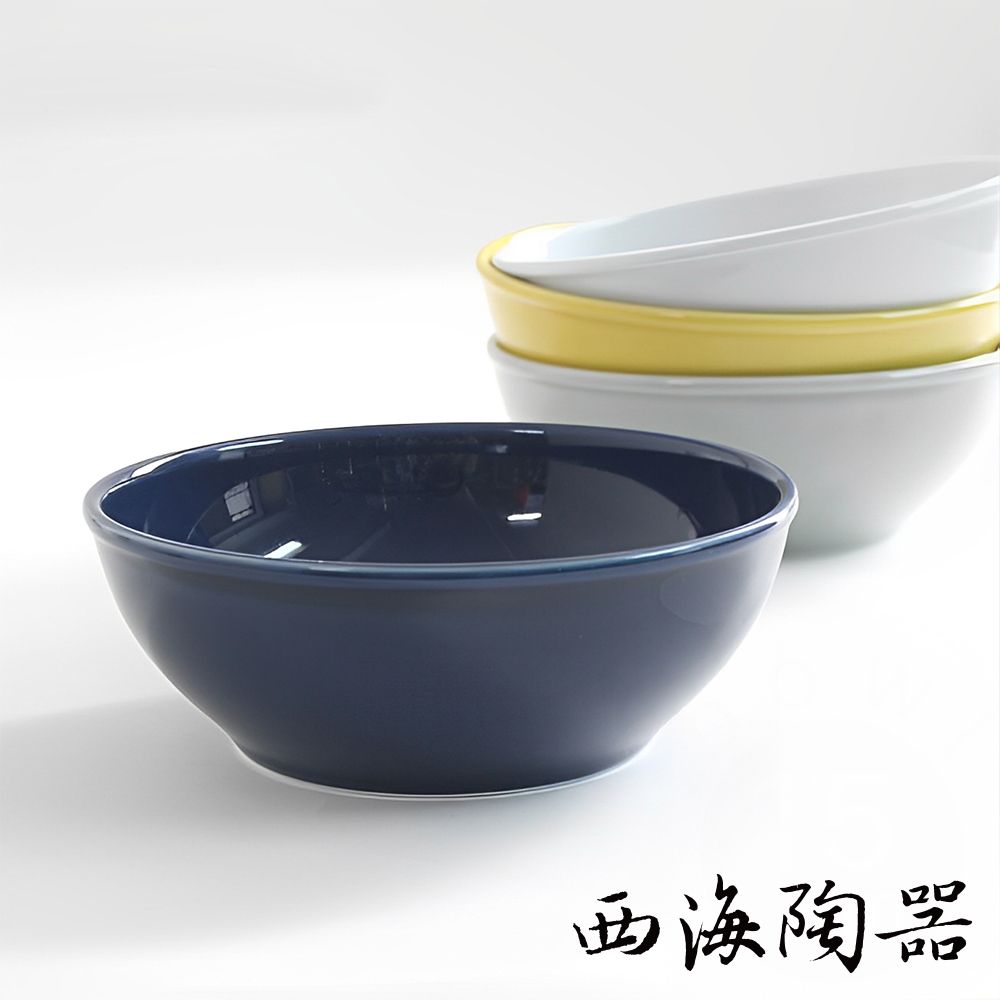 [西海陶器] 波佐見燒 Common 陶瓷料理深碗-15cm (藍色)
