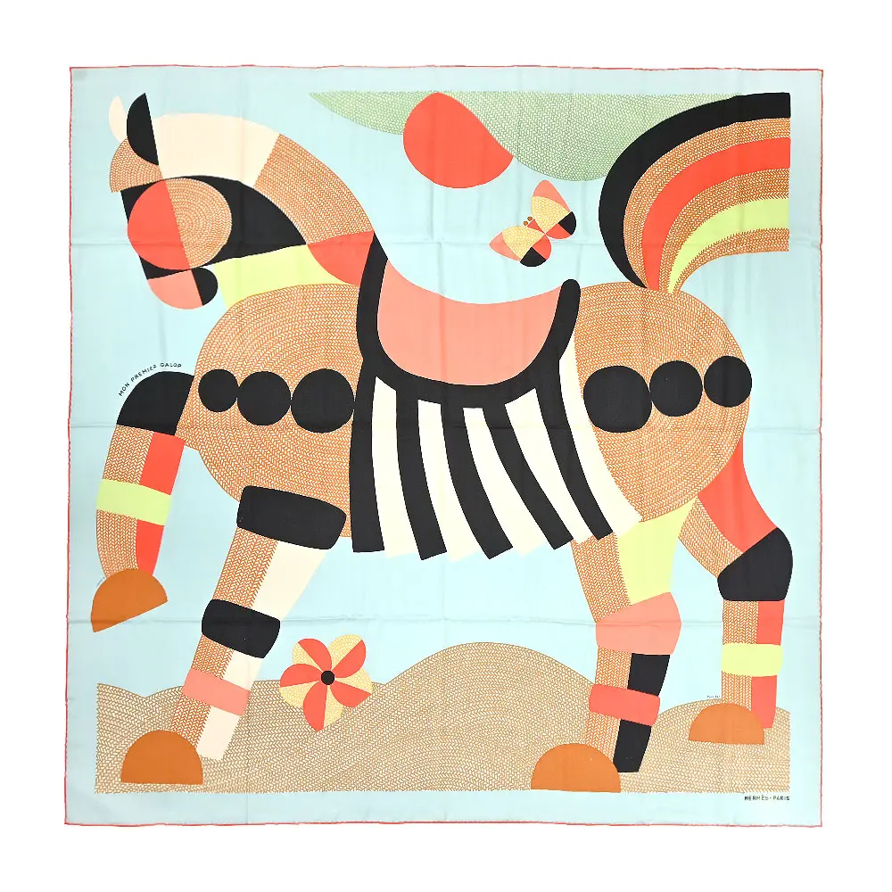 🔹誠品獨家最低價🔹Hermes 140 喀什米爾與真絲混紡方巾