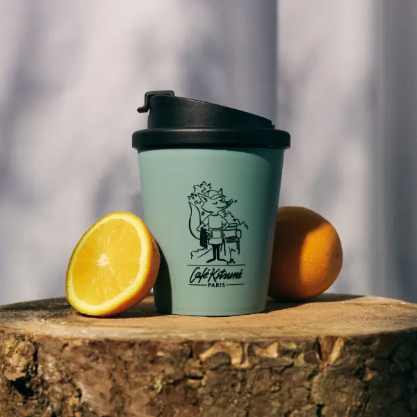 CAFÉ KITSUNÉ 野餐狐狸咖啡師中型隨行杯
