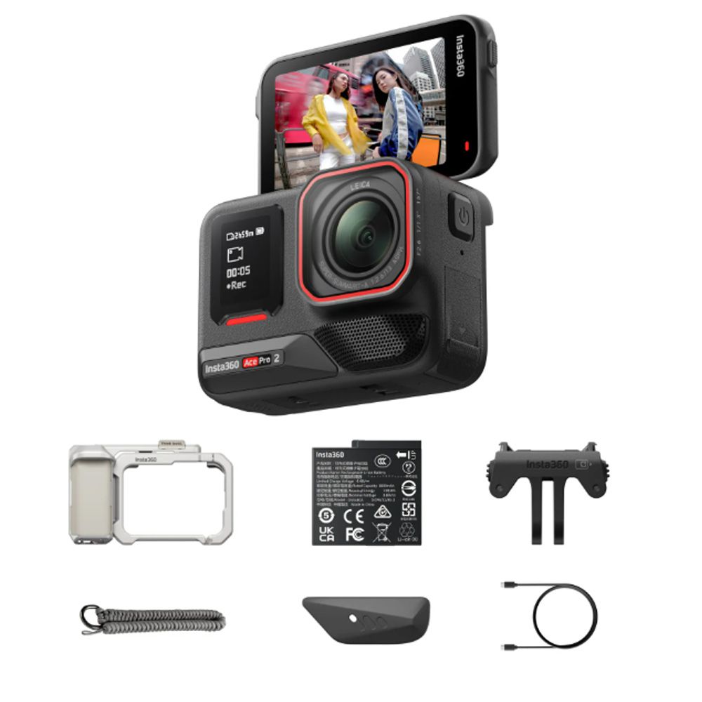 Insta360 Ace Pro 2 單電街拍套裝 公司貨/ 星輝銀 贈專屬保護膜
