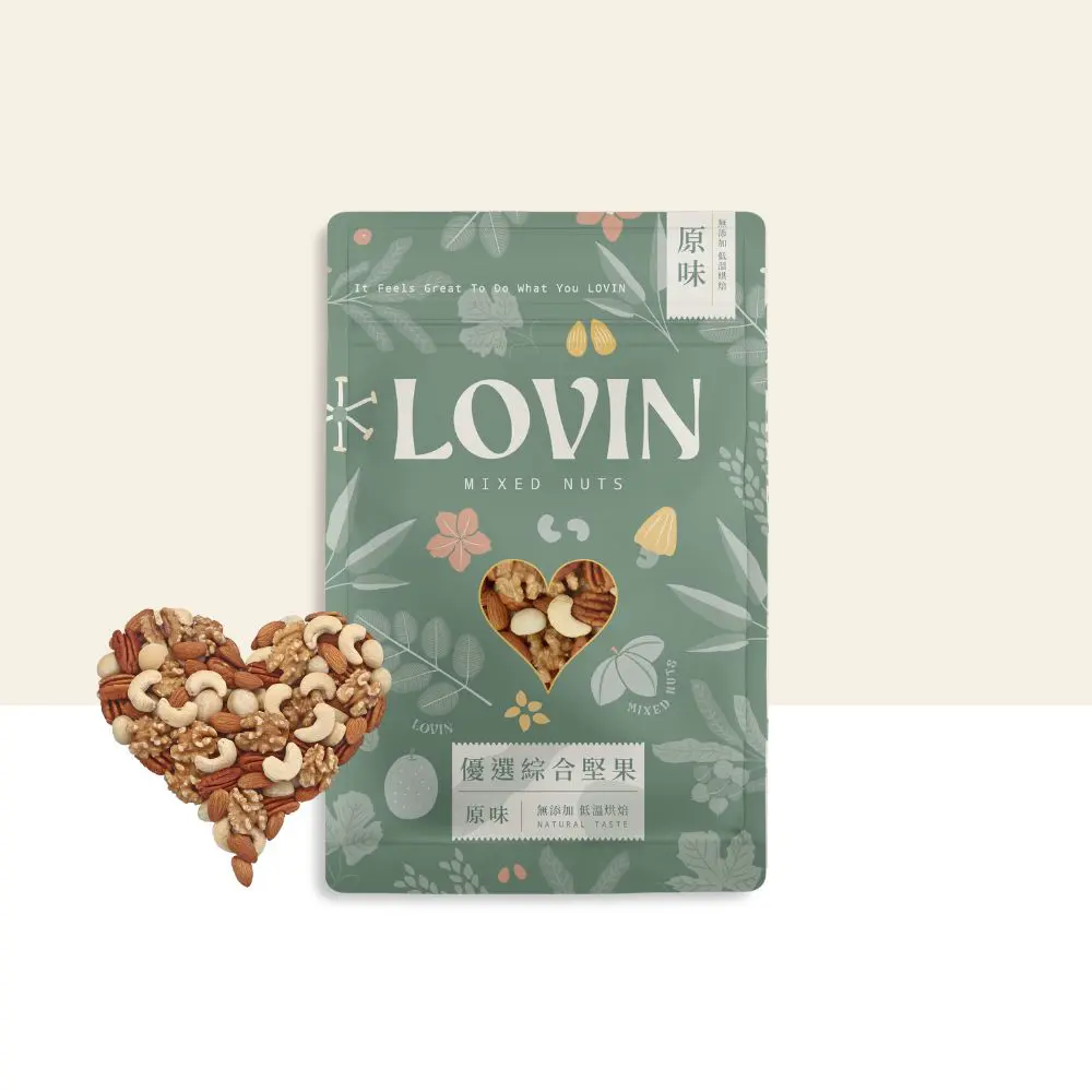 LOVIN樂恋優選原味綜合堅果/ 袋裝/ 130g