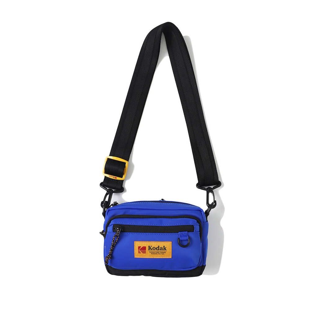 韓國 KODAK 經典迷你斜背包 藍色BLUE