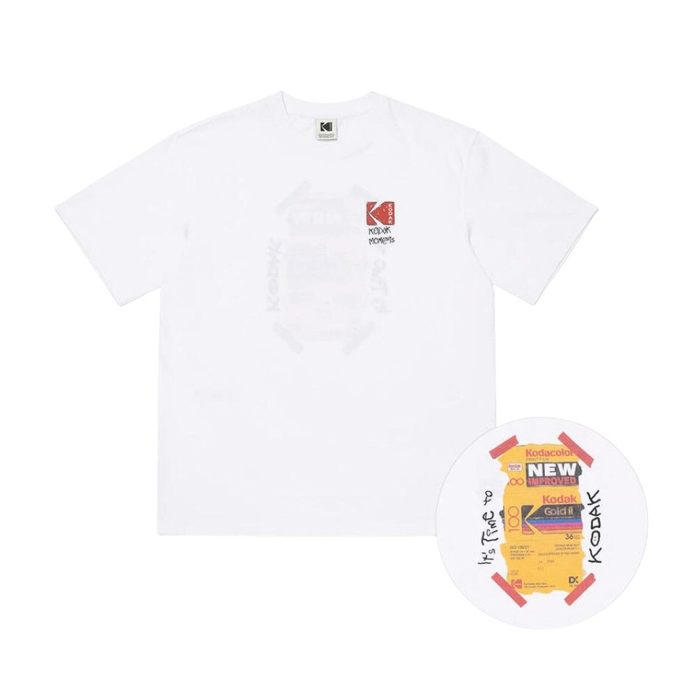 韓國 KODAK 韓國藝術家 Hyun Yesul 聯名款 短袖T恤/ 白色WHITE/ 預購 XL