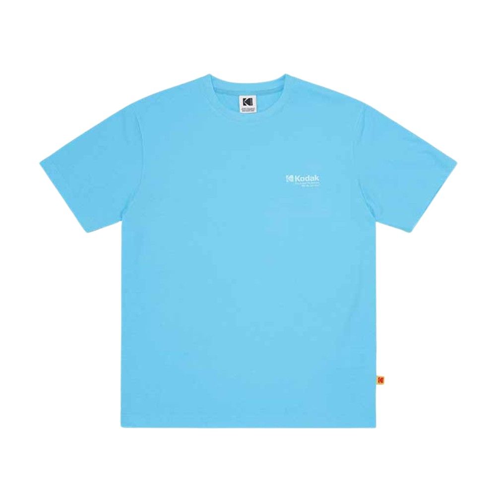 韓國 KODAK 經典標誌涼感速乾短袖T恤/ 藍色BLUE/ 預購 2XL