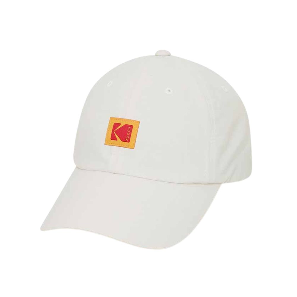 韓國 KODAK 經典方形標誌尼龍棒球帽/ 象牙白IVORY/ 預購 M-L