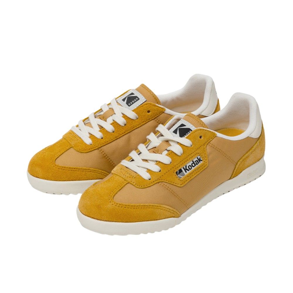 韓國 KODAK 復古拼接運動鞋/ 黃色YELLOW/ 預購 28 cm