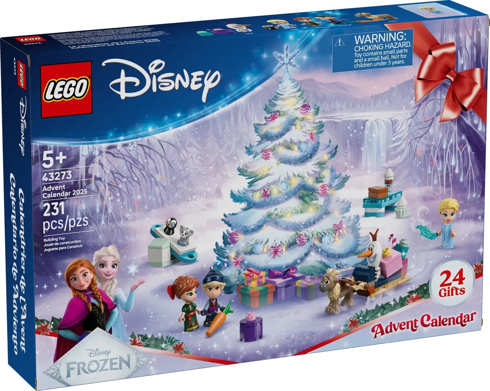LEGO樂高積木/ 迪士尼/ 43273/ 冰雪奇緣2025年驚喜月曆