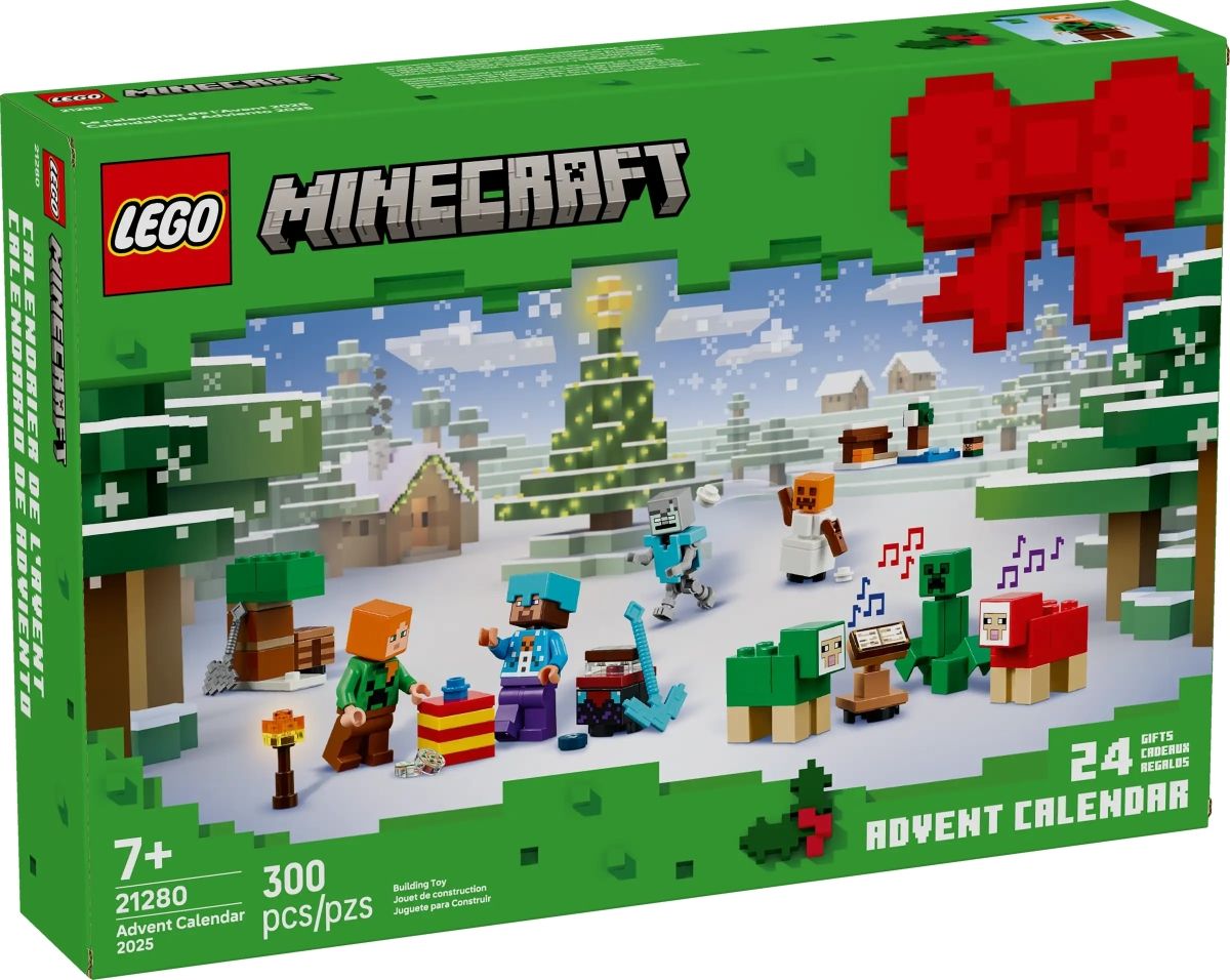 倒數月曆搶先購➤LEGO樂高積木/ MINECRAFT/ 21280/ 2025年驚喜月曆