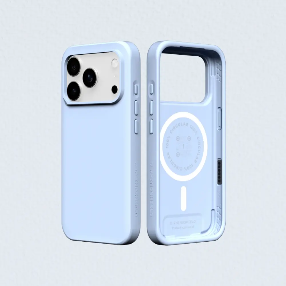 【RHINOSHIELD 犀牛盾】iPhone 系列 SolidX MagSafe兼容 強化吸震緩衝防摔磁吸手機殼/ iPhone 17 Pro/ 冰河藍