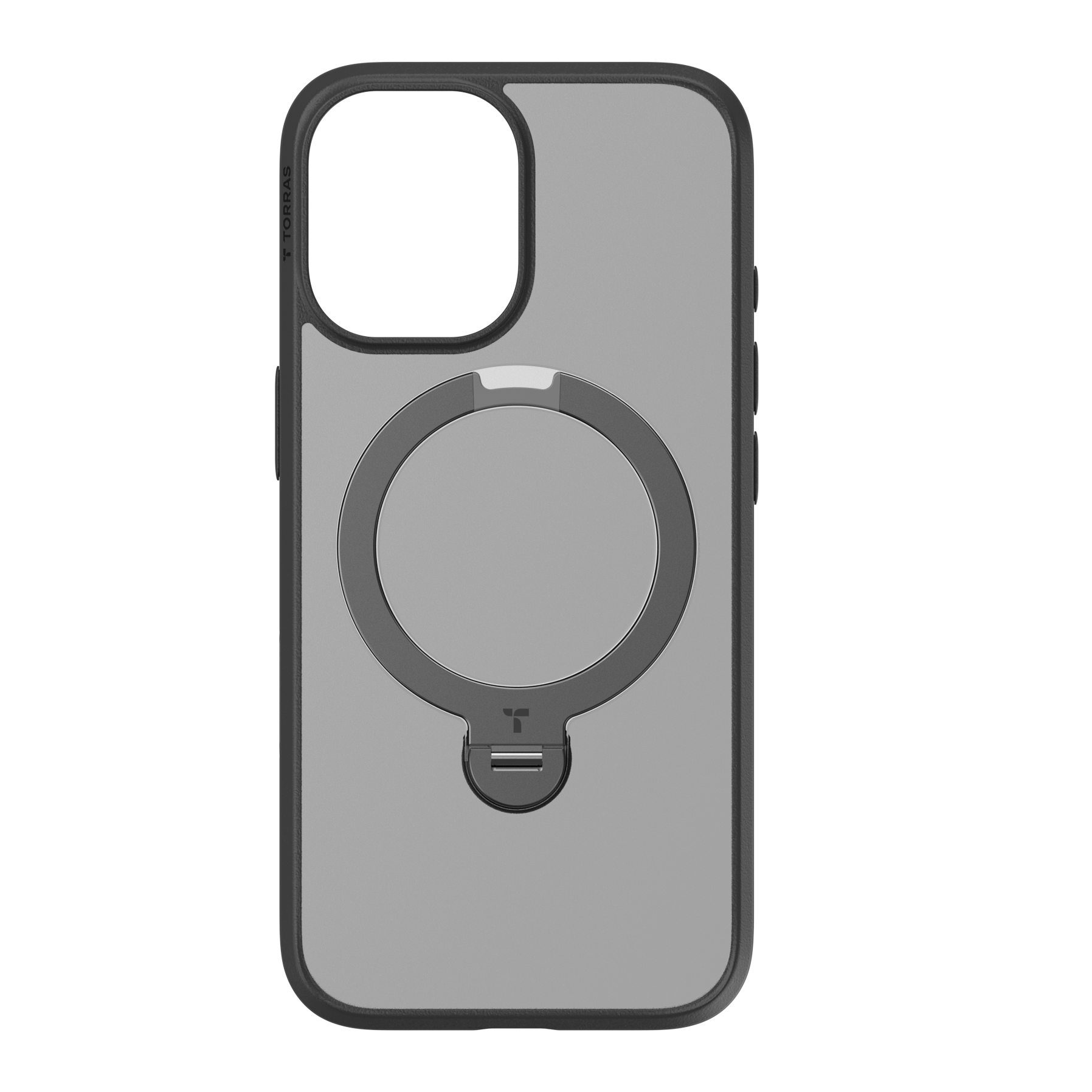 TORRAS Ostand Spin磁吸四象限旋轉支架防摔手機殼/ 霧面黑/ iPhone 17