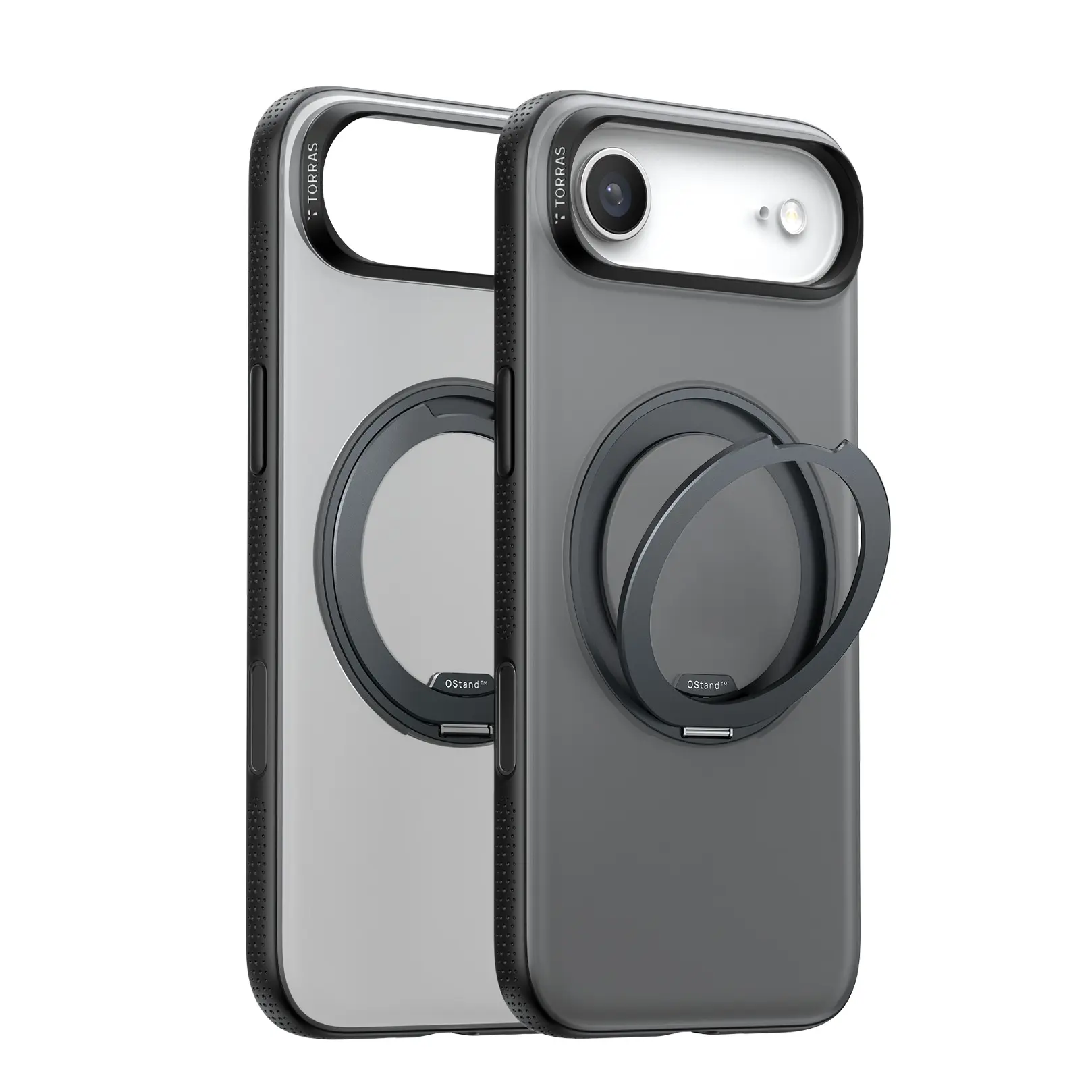 TORRAS Ostand R Fitness磁吸360度旋轉支架防摔手機殼/ 霧面黑/ iPhone 17 Air