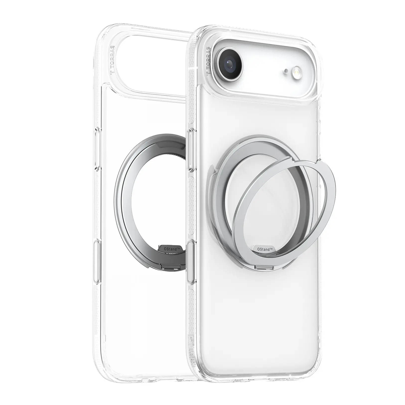 TORRAS Ostand R Fitness磁吸360度旋轉支架防摔手機殼/ 透明/ iPhone 17 Air