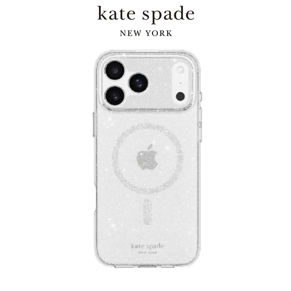 【kate spade】iPhone 17系列 精品磁吸防摔殼 銀河星鑽/ iPhone 17 Pro Max
