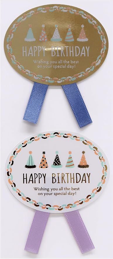 日本indigo緞帶貼紙/ Birthday Hat